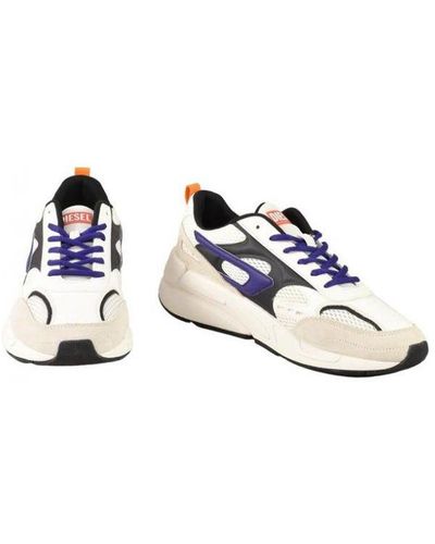 DIESEL Lace-Up Trainers - White