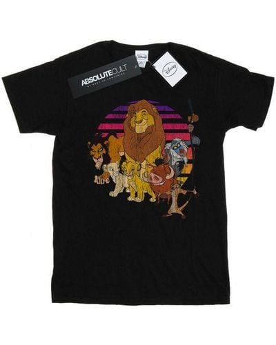 Disney The Lion King Pride Family T-Shirt () Cotton - Black