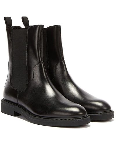 Vagabond Shoemakers Alex W Black Boots Leather