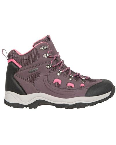 Mountain Warehouse Ladies Adventurer Waterproof Walking Boots () - Purple