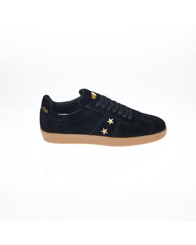Pantofola D Oro Zwarte Sneakers - Blauw