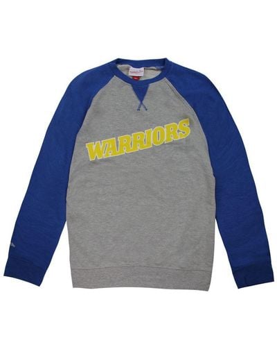 Mitchell & Ness Golden State Warriors Nba Turf Jumper Cotton - Blue