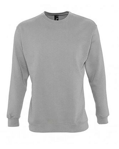 Sol's Uniseks Supreme Sweatshirt (grijze Mergel) - Grijs