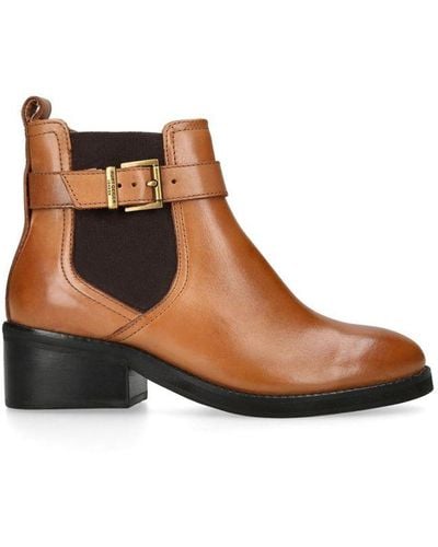 Kurt Geiger Leather Kgl Highgate Chelsea Boots Leather - Brown
