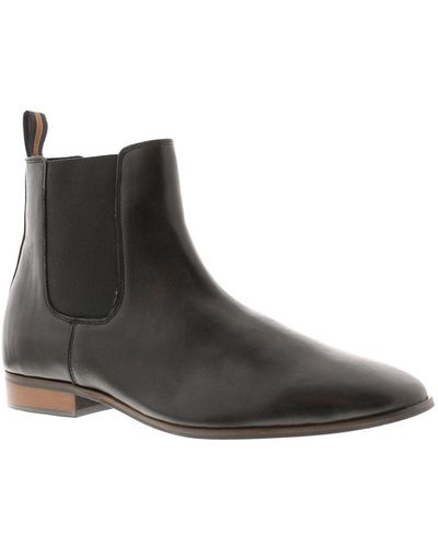 Bandwagon Smart Boots Chelsea Liam Leather Leather (Archived) - Black