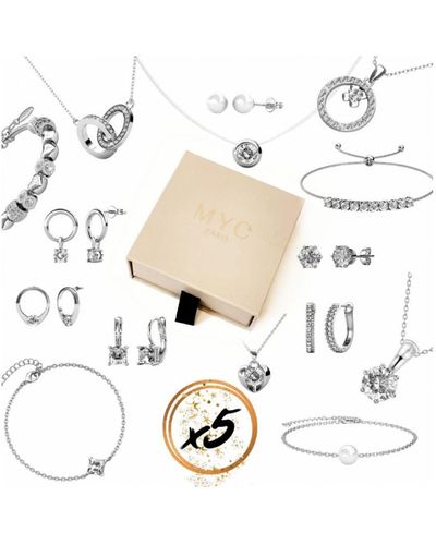 Myc Paris 5 Verrassingsjuwelen In Geschenkverpakking - Wit