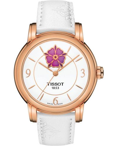 Tissot Heart Flower Watch T0502073701705 Leather (Archived) - Pink