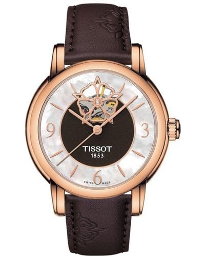 Tissot Heart Powermatic 80 Watch T0502073711704 Leather (Archived) - Grey