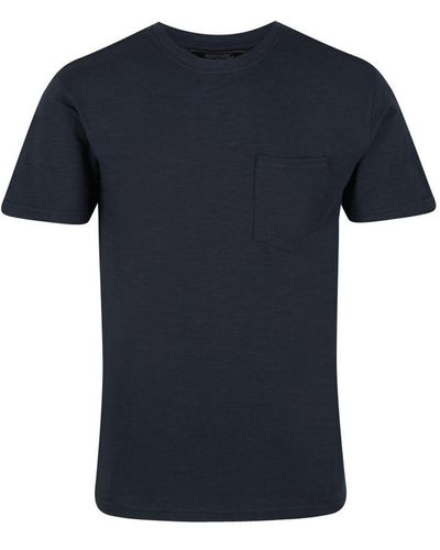 Regatta Caelum Slub T-shirt (india Grijs) - Blauw