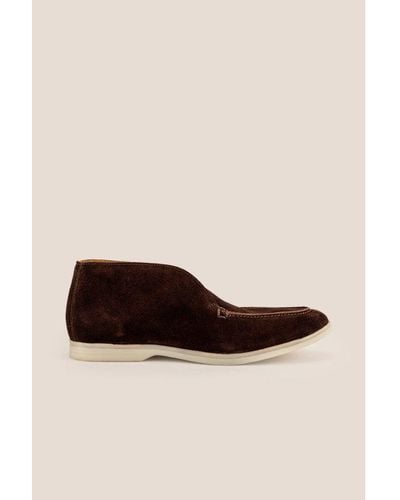 Oswin Hyde Damien Suede Loafer - Natural