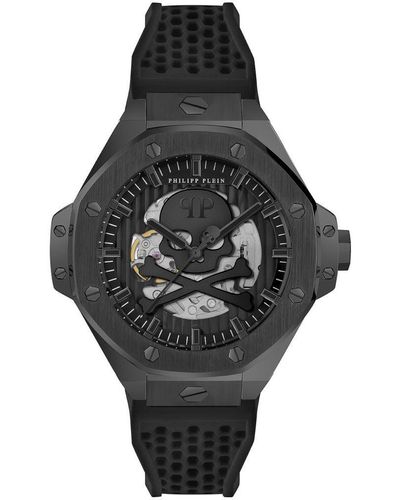 Philipp Plein Keleton Royal Watch Pwpfa0924 Silicone - Black