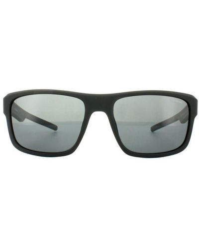 Polaroid Rectangle Polarized Sunglasses - Grey