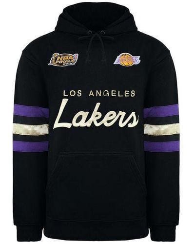 Mitchell & Ness Los Angeles Lakers Championship Game Hoodie Cotton - Black