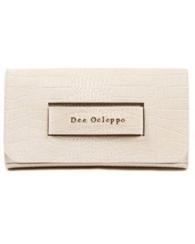 Dee Ocleppo Everything Clutch Cream Leather - White