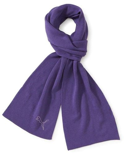 PUMA Darsey Cotton Acrylic Ultra Violet Scarf 052133 03 A17 - Purple