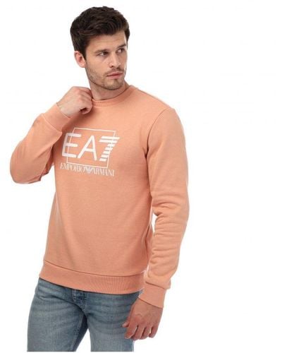 EA7 Emporio Armani Visibility Sweatshirt Met Logo Voor , Roze
