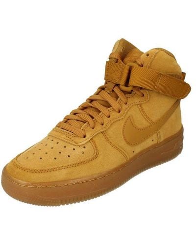 Nike Air Force 1 High Le Gs Trainers - Brown