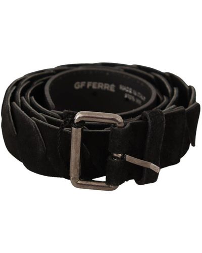 Gianfranco Ferré Wx Tone Buckle Waist Belt Wool - Black