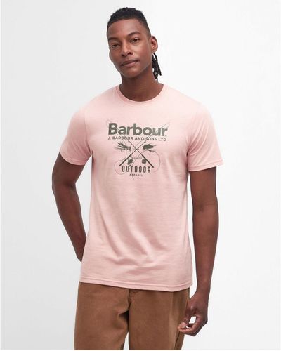 Barbour Fly Tailored T-Shirt - Pink