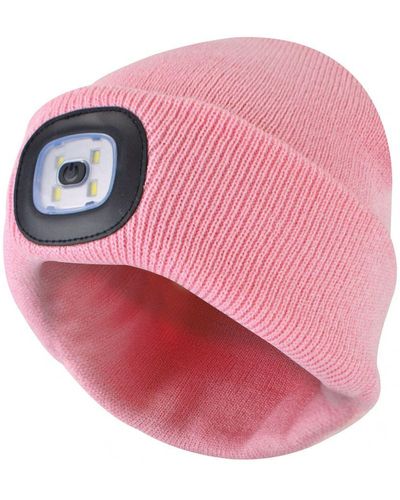 Sock Snob Led Beanie Hat - Pink