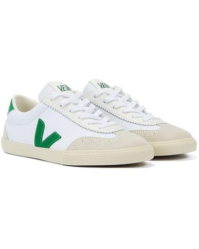 Veja Volley /Emeraude Trainers Suede - White