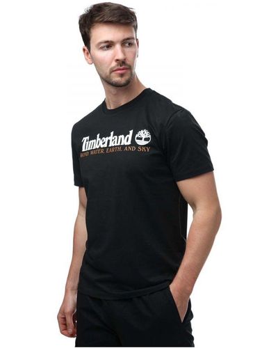 Timberland Front Graphic T-Shirt - Black