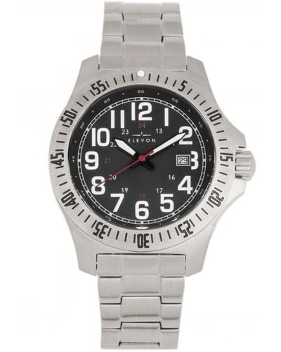 Elevon Watches Aviator Bracelet Watch W/Date - Grey