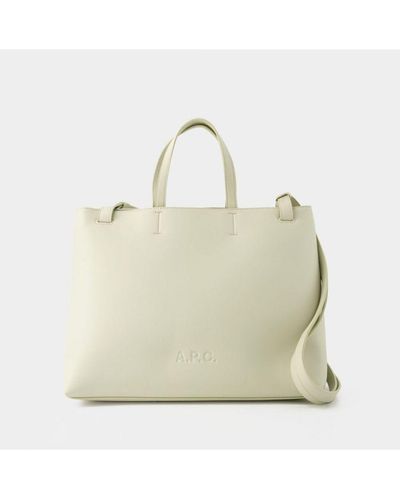 A.P.C. Market Small Shopper Bag - - Synthetic - Mastic Beige - Natural