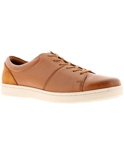 Clarks Kitna Vibe Leather Casual Shoes - Brown
