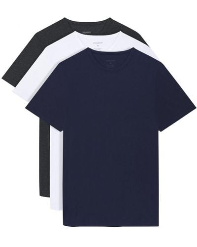 Lyle & Scott Maxwell 3 Pack T-shirt Multi Colour Cotton - Blue