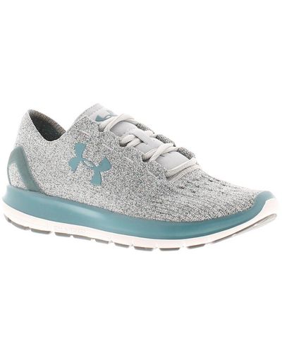 Under Armour Trainers Running Speedform Slingshot Lace Up Textile - Blue