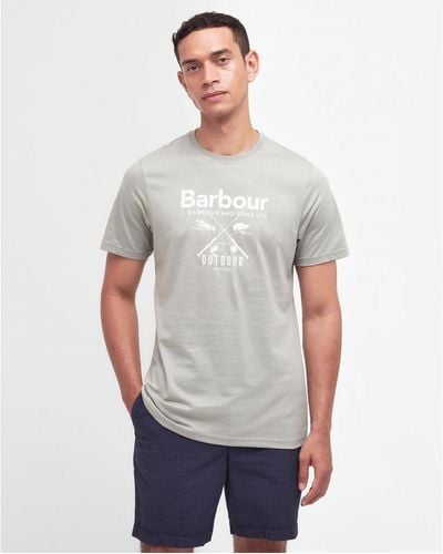 Barbour Fly Tailored T-Shirt - Grey