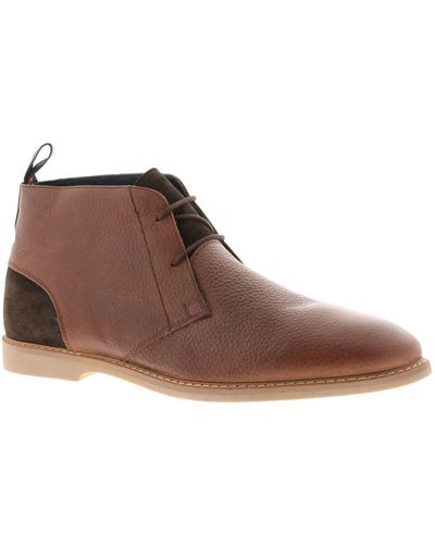 Bandwagon Desert Boots Chukka Memory Foam Noah Leather Leather (Archived) - Brown