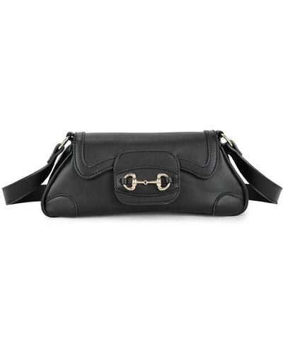 Where's That From 'Nova' Cross Body Bag With Buckle Detail - Black