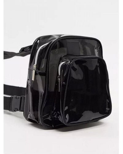 SVNX Pvc Chest Bag - Black
