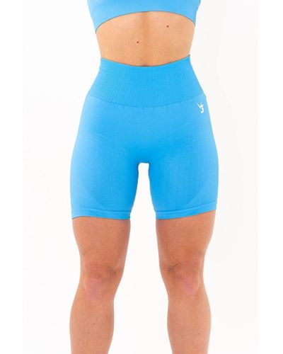V3 Apparel Limitless Seamless Shorts - Blue