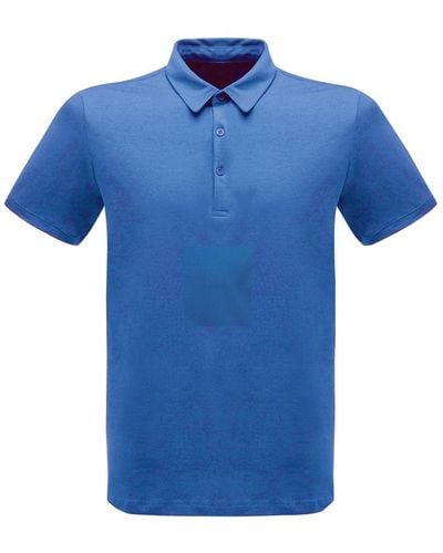 Regatta Professional Classic 65/35 Short Sleeve Polo Shirt (Oxford) - Blue