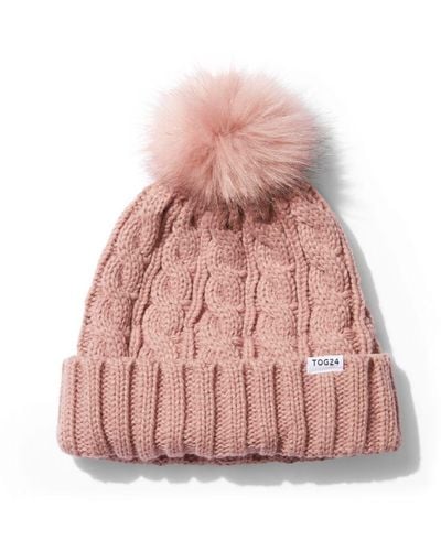 TOG24 Elias Knit Hat Faded - Pink
