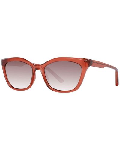 Ted Baker Rectangle Sunglasses With Gradient Lenses - Pink