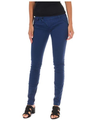 Met Trousers X-courtney Cotton - Blue