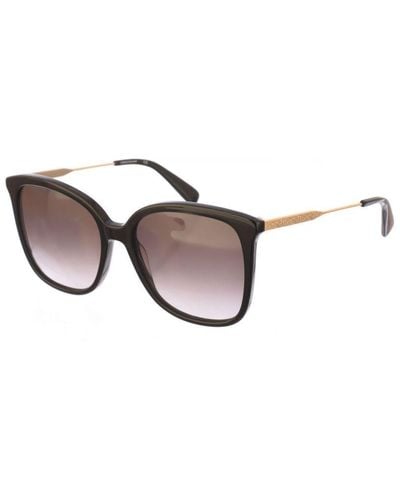 Longchamp Butterfly Shaped Acetate Sunglasses Lo706S - Brown
