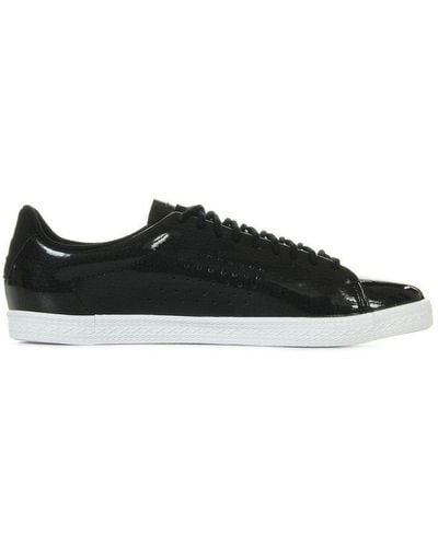 Le Coq Sportif Charline Coated S Black Trainers Leather
