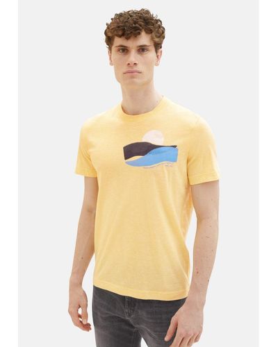 Tom Tailor T-shirt - Geel