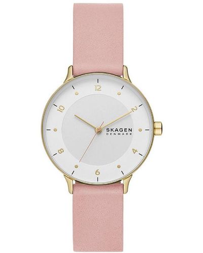 Skagen Riis Watch Skw3093 Leather (Archived) - White