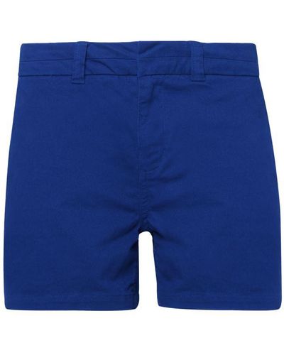 Asquith & Fox Klassieke Fit Shorts (koninklijk) - Blauw