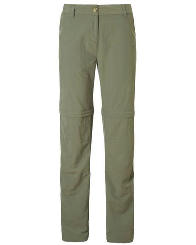 Craghoppers Ladies Nosilife Iii Convertible Trousers (Soft Moss) - Green