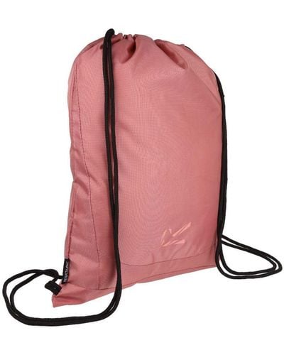 Regatta Shilton Drawstring Drawcord Gym Bag - Pink