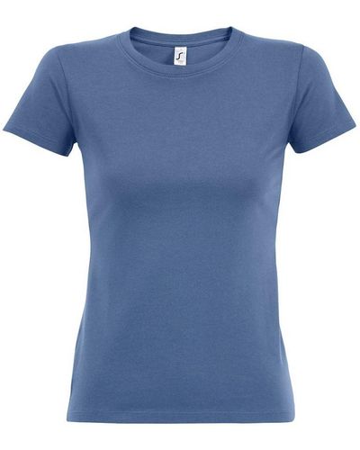 Sol's Imperial Heavy Short Sleeve T-shirt (blauw)