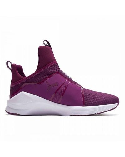 PUMA Fierce Quilted Purple Trainers