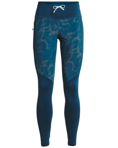 Under Armour Womenss Ua Outrun The Cold Tights - Blue